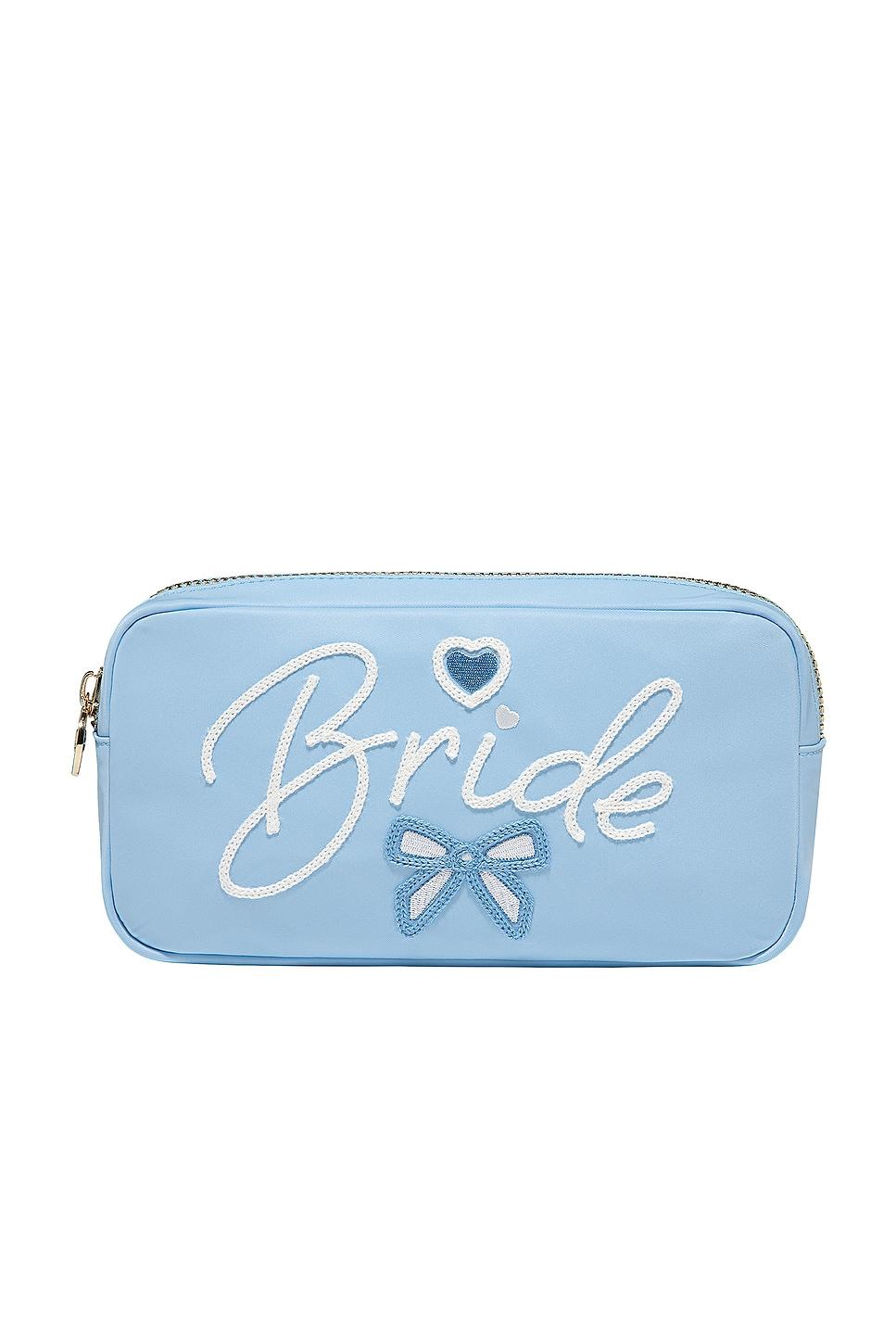 "bride" embroidered small pouch
