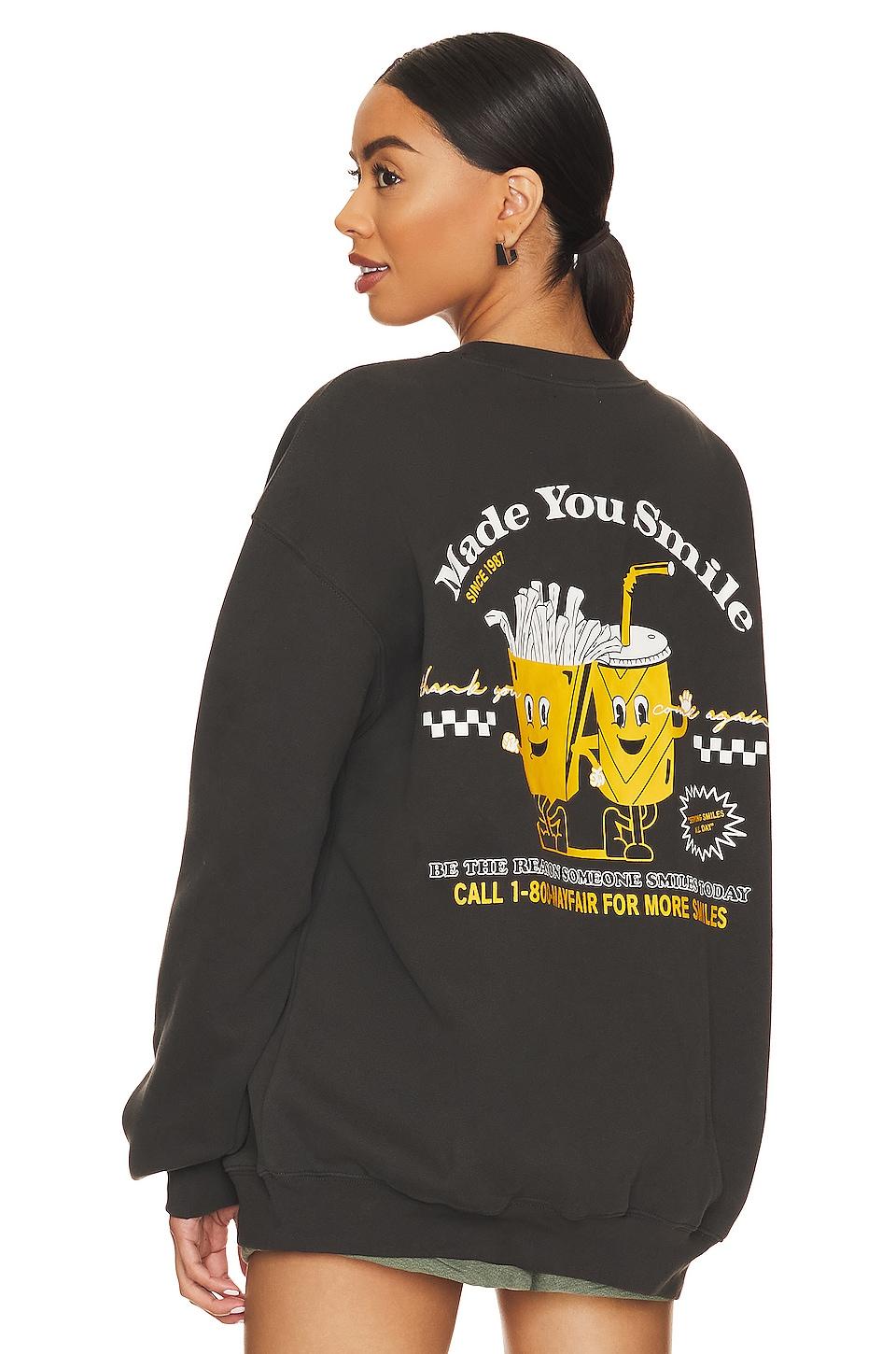"made you smile" sweatshirt