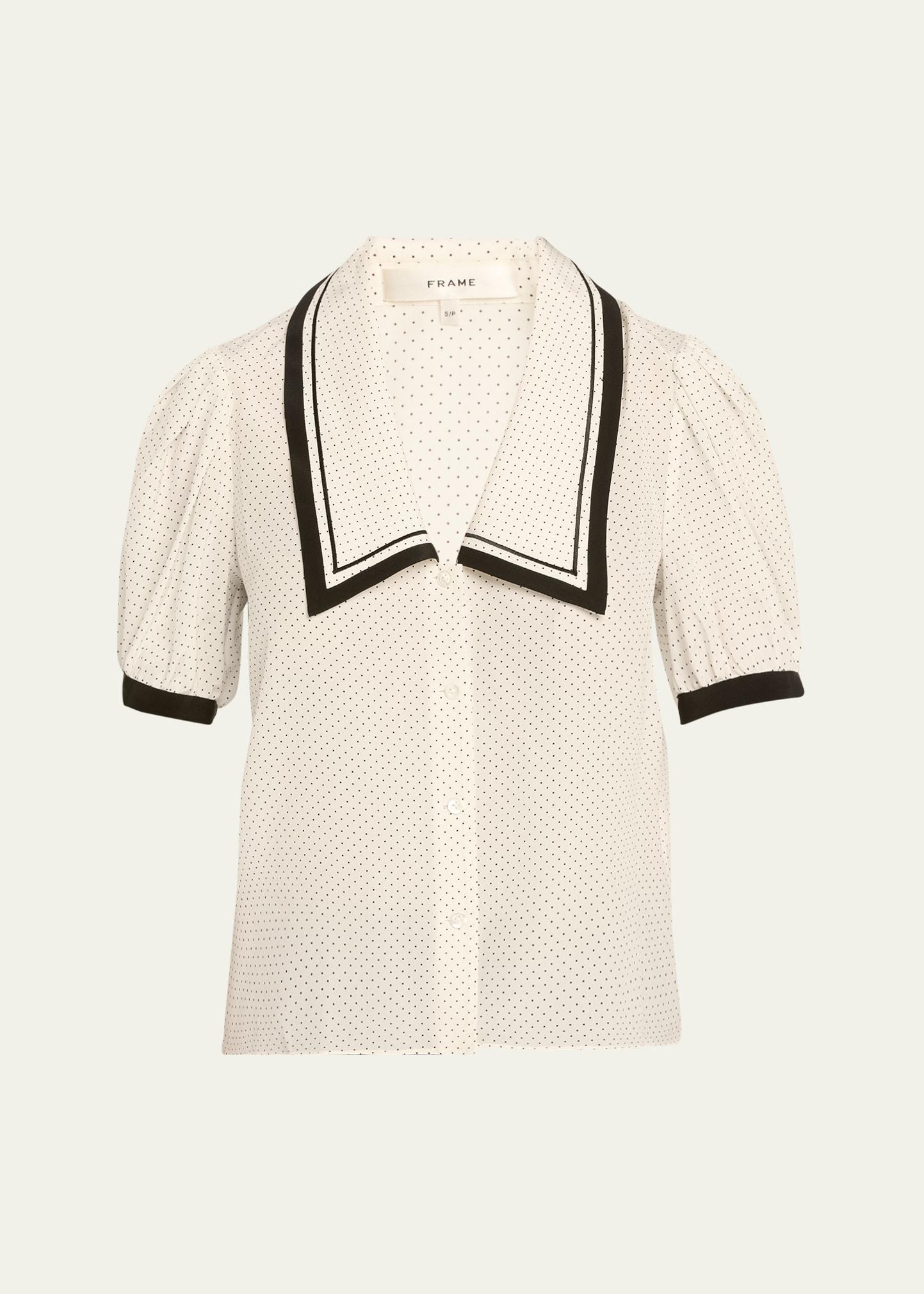 ​the polka dot sailor blouse