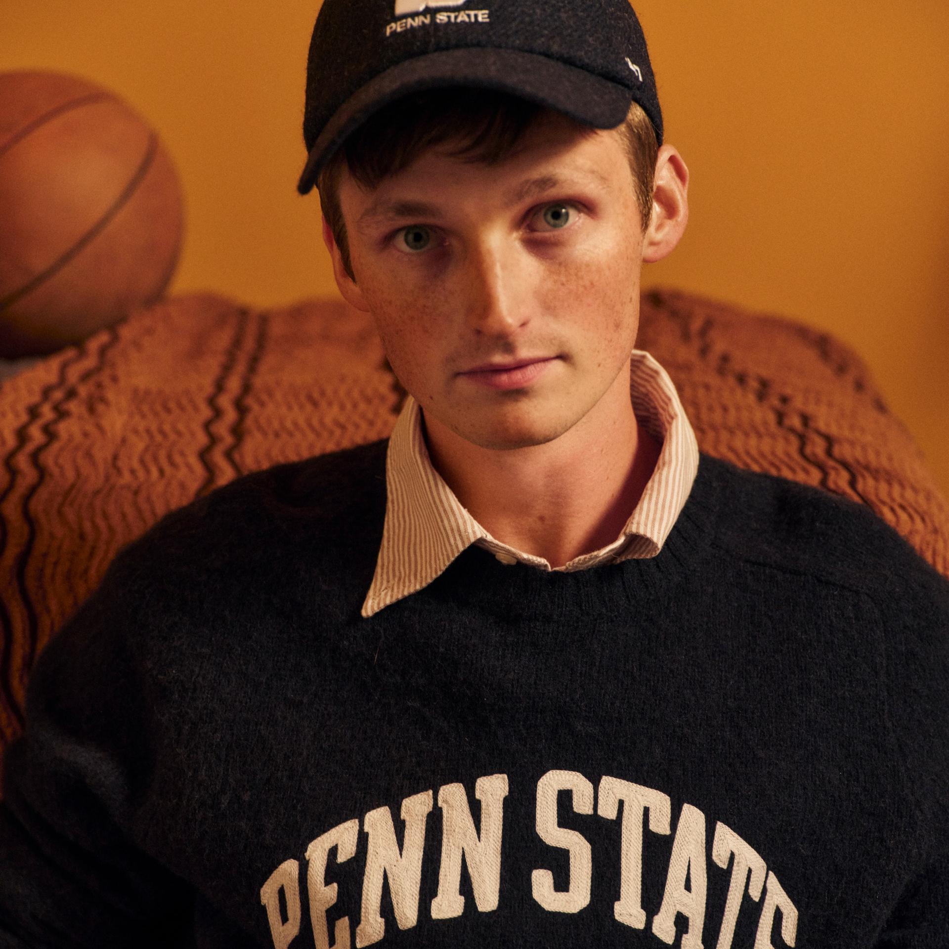 '47 x j.crew brushed wool penn state sweater