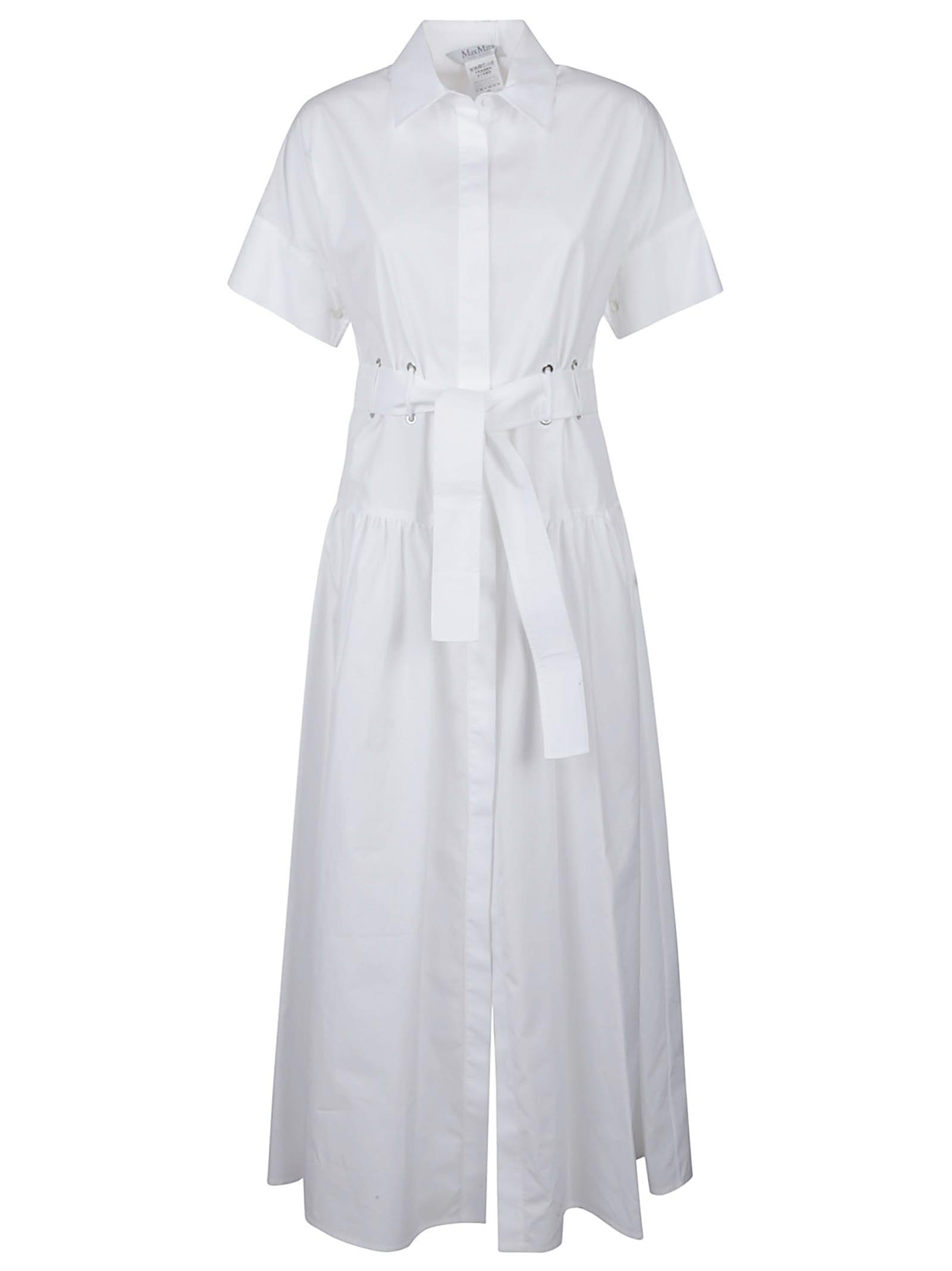 'agoraio' white cotton dress