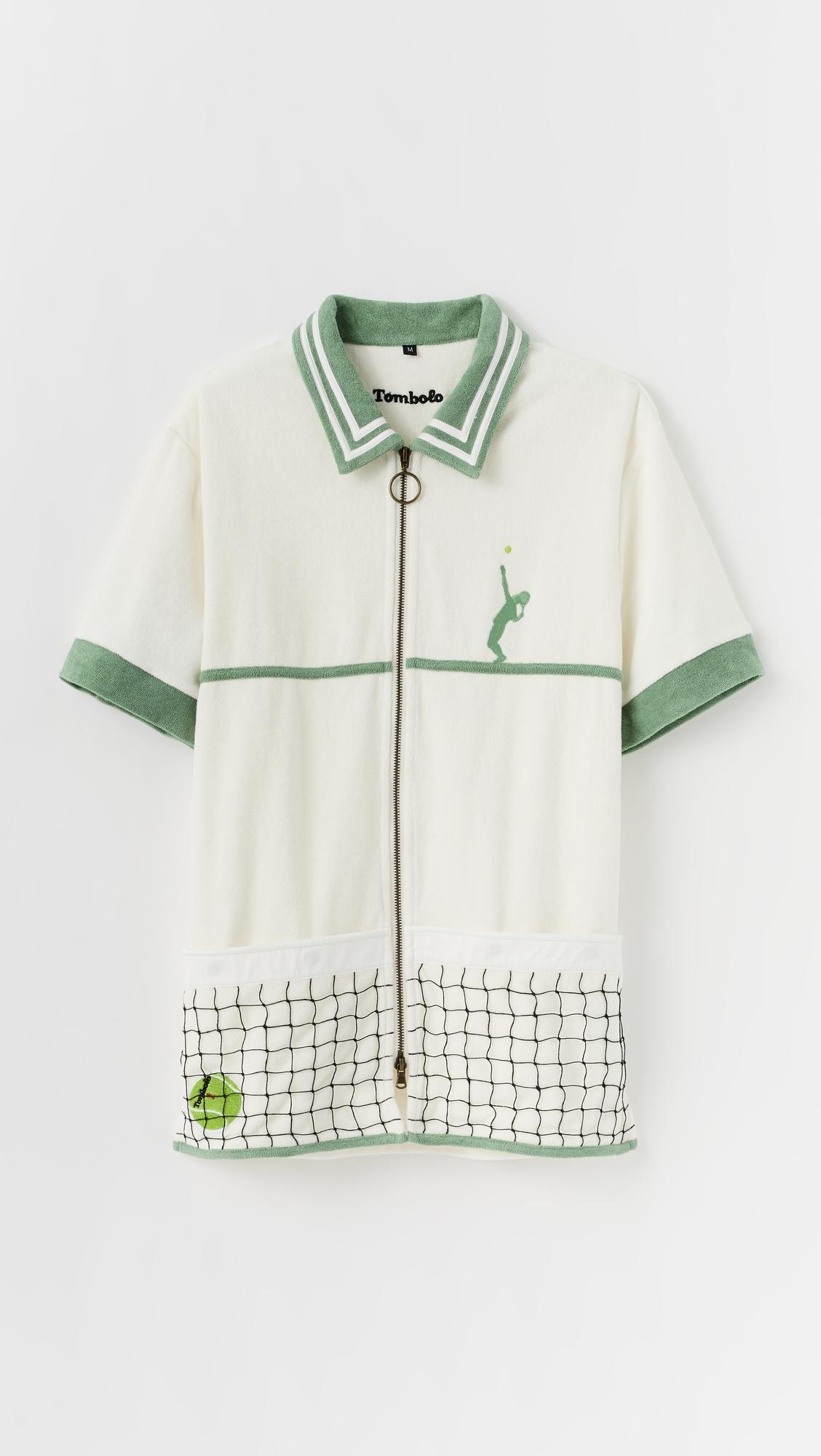 'fault one' tennis cabana shirt
