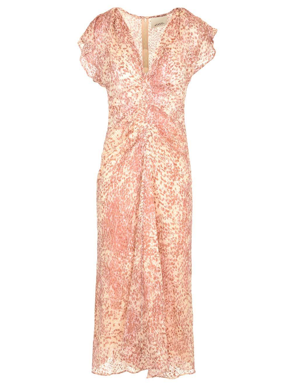 'lyndsay' printed midi dress