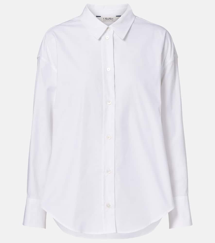 's max mara adele cotton poplin shirt
