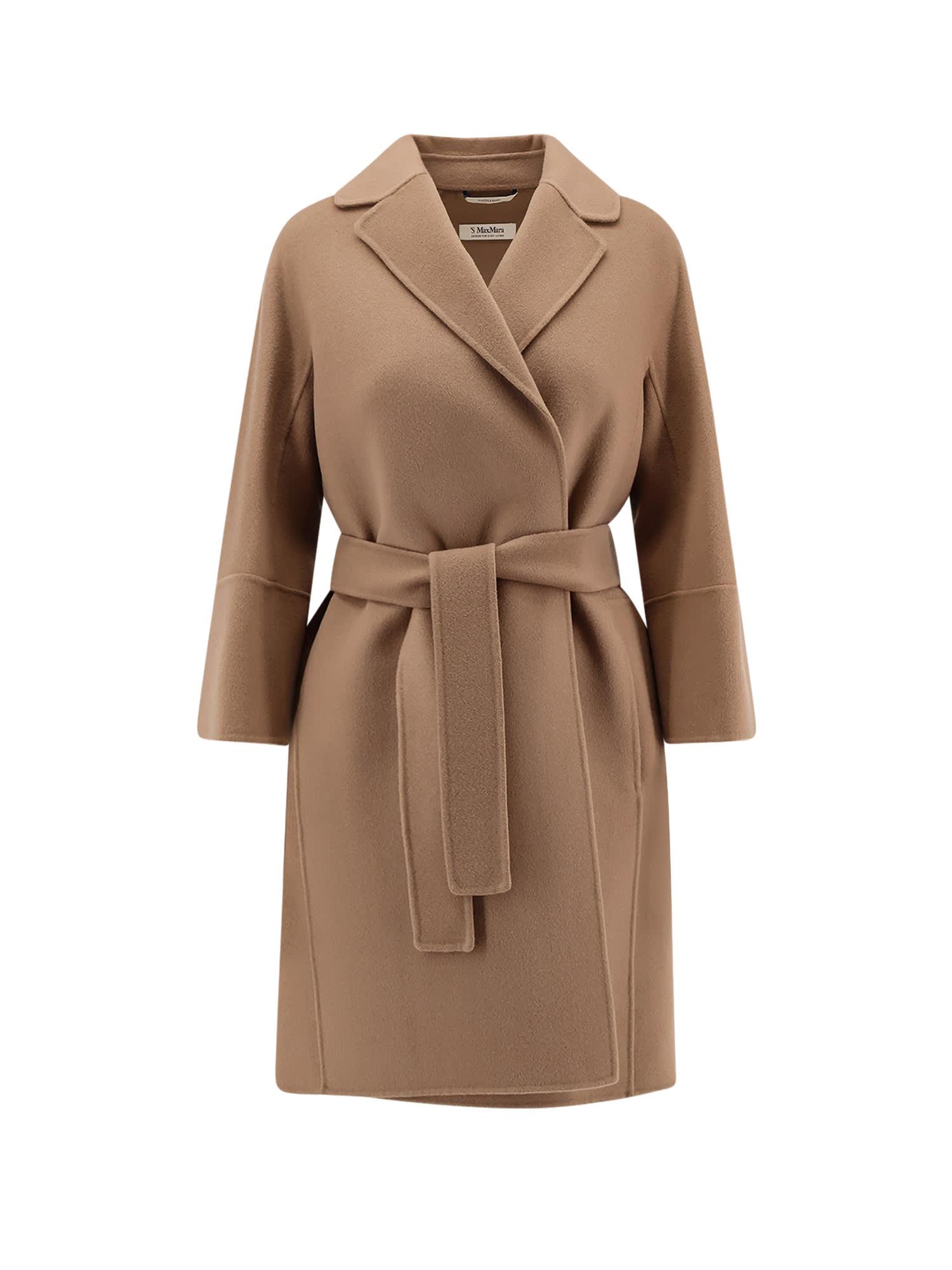 's max mara arona virgin wool coat