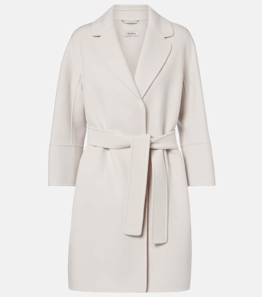 's max mara arona virgin wool wrap coat