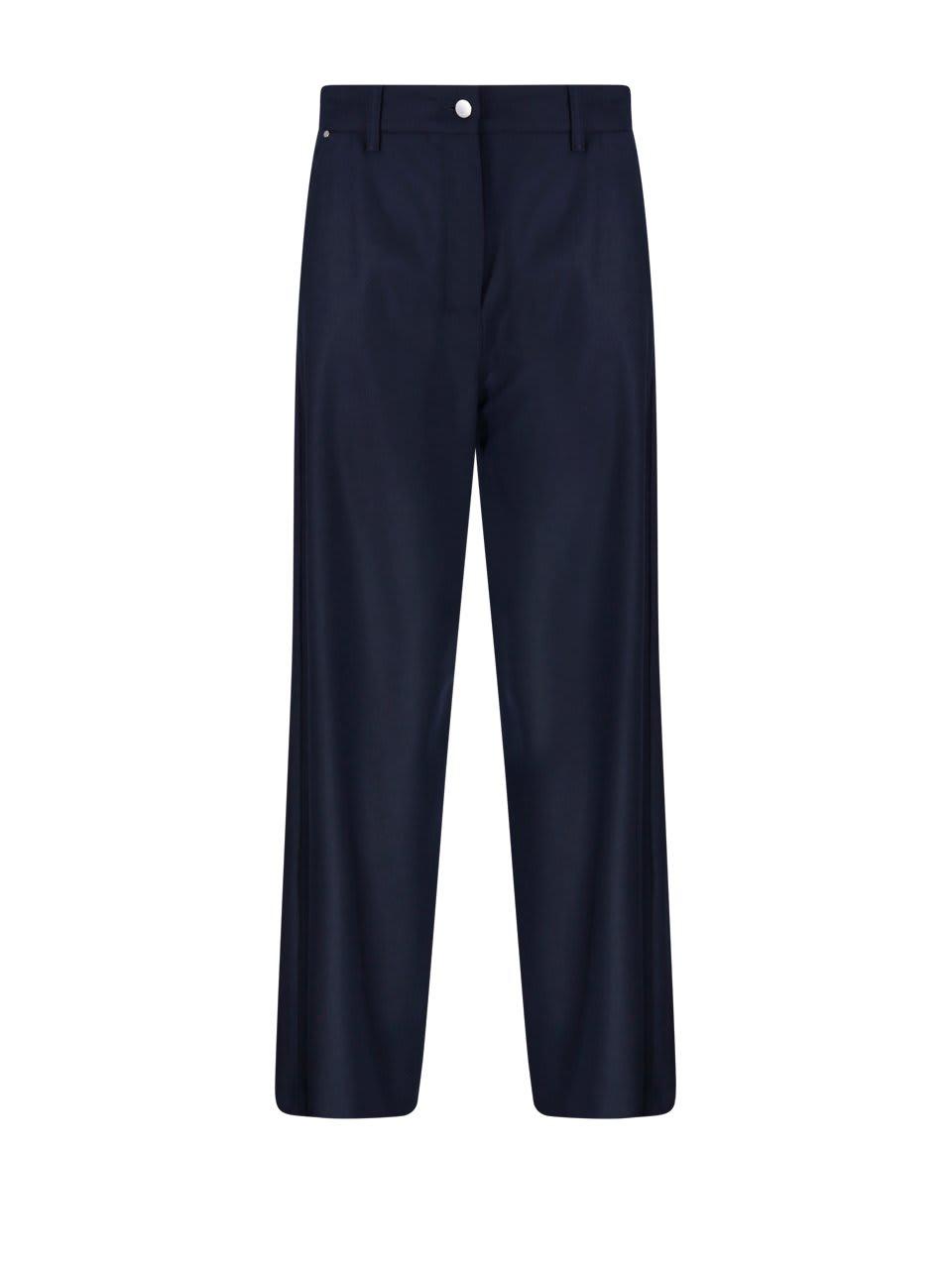 's max mara button detailed straight leg trousers