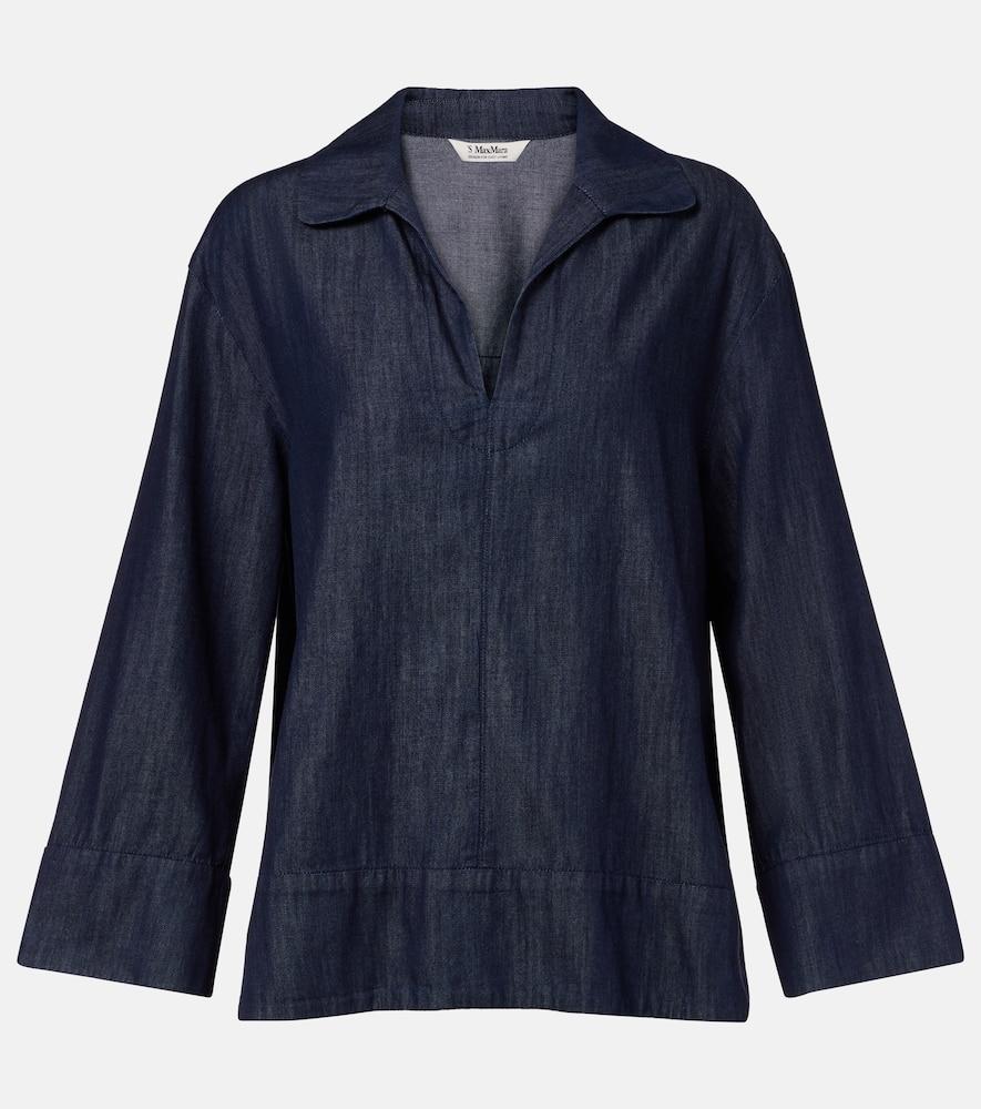's max mara caterina cotton top