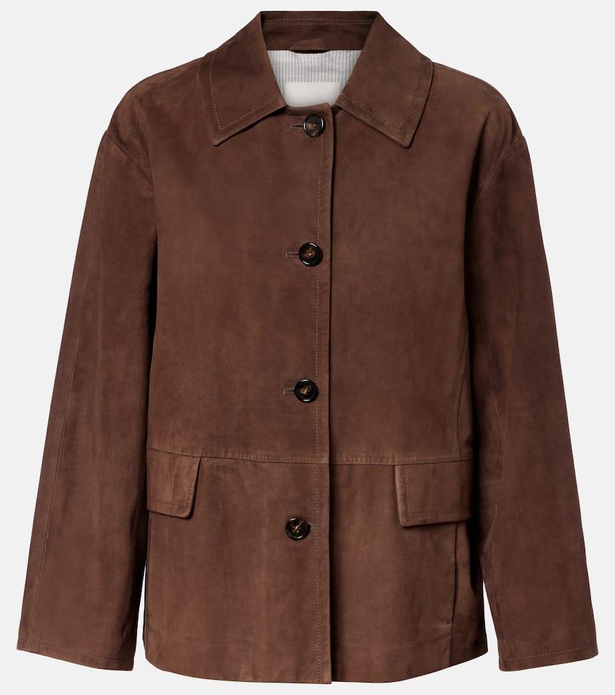 's max mara charme suede jacket