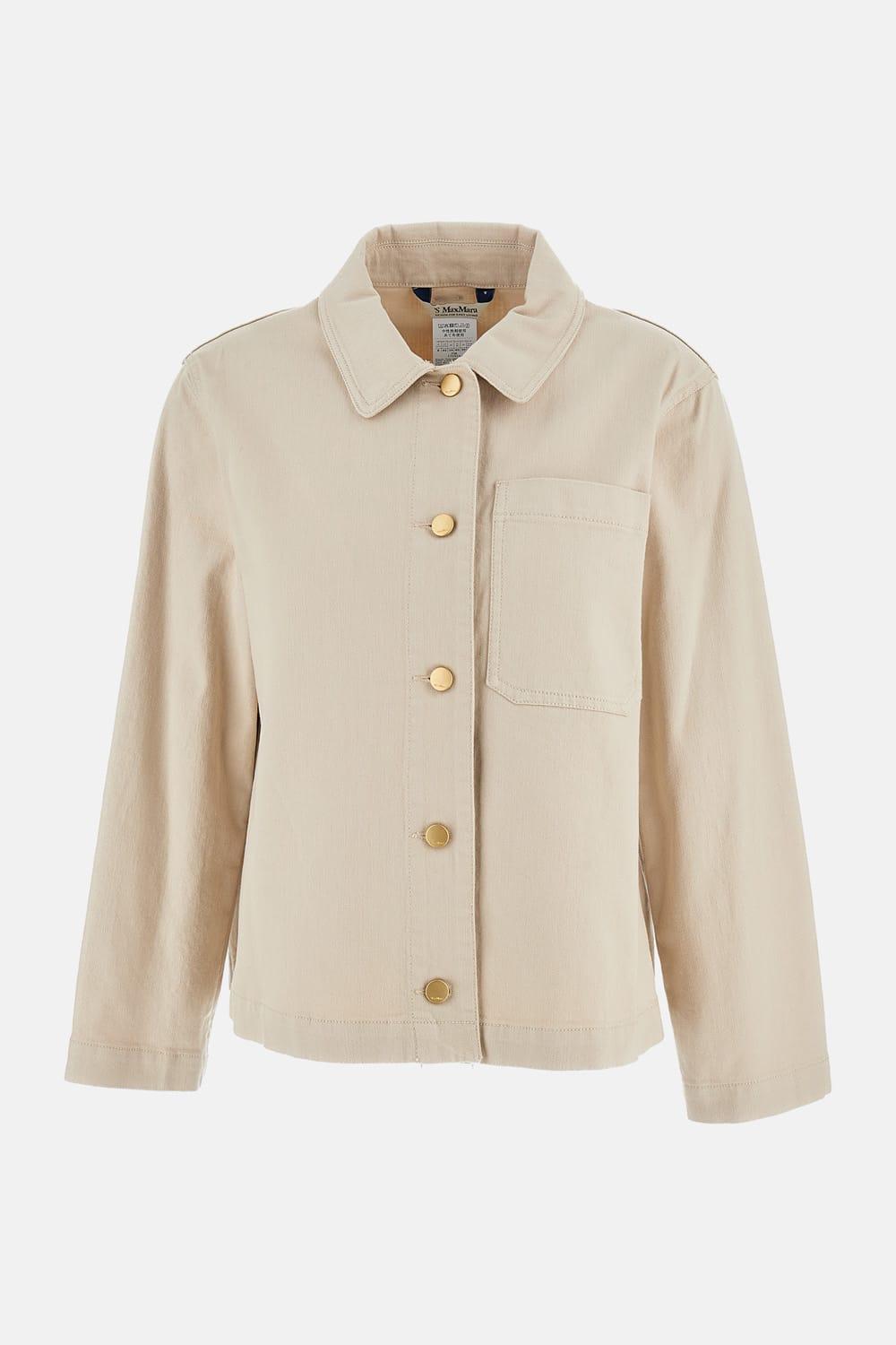 's max mara cotton denim jacket