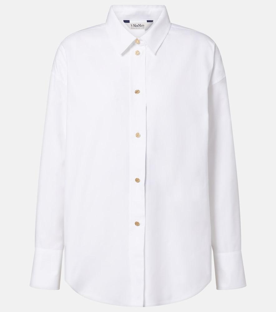 's max mara cotton poplin oxford shirt