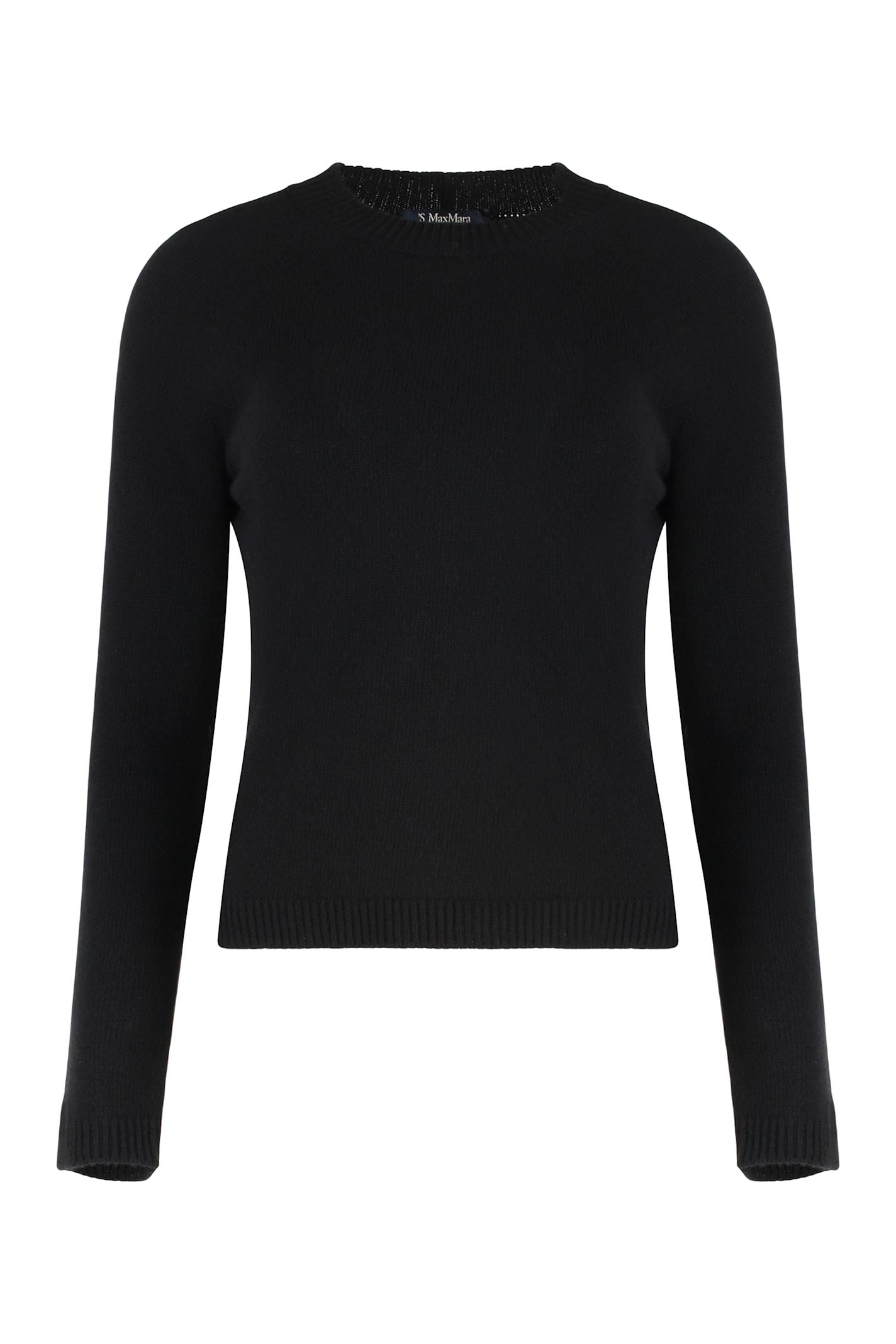 's max mara crew neck sweater in wool and cashmere