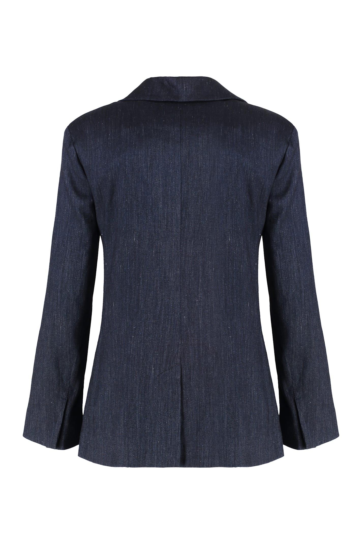 's max mara derna linen blazer