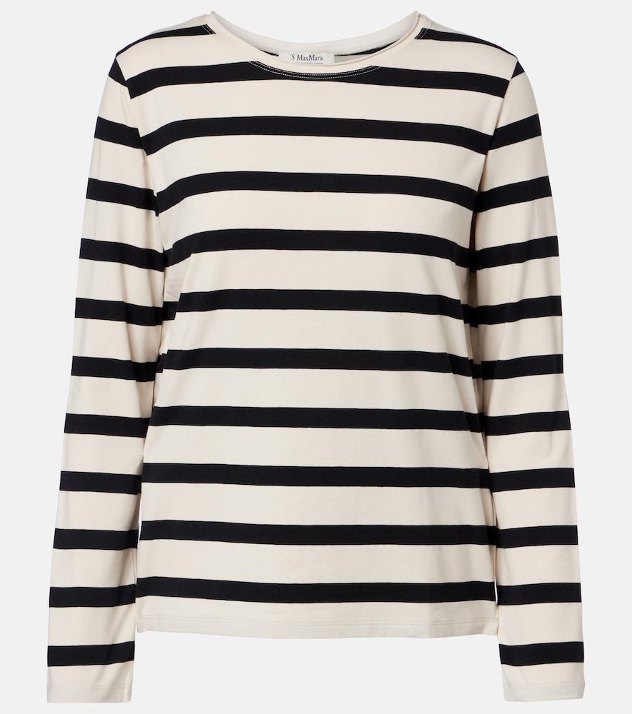 's max mara divina striped cotton