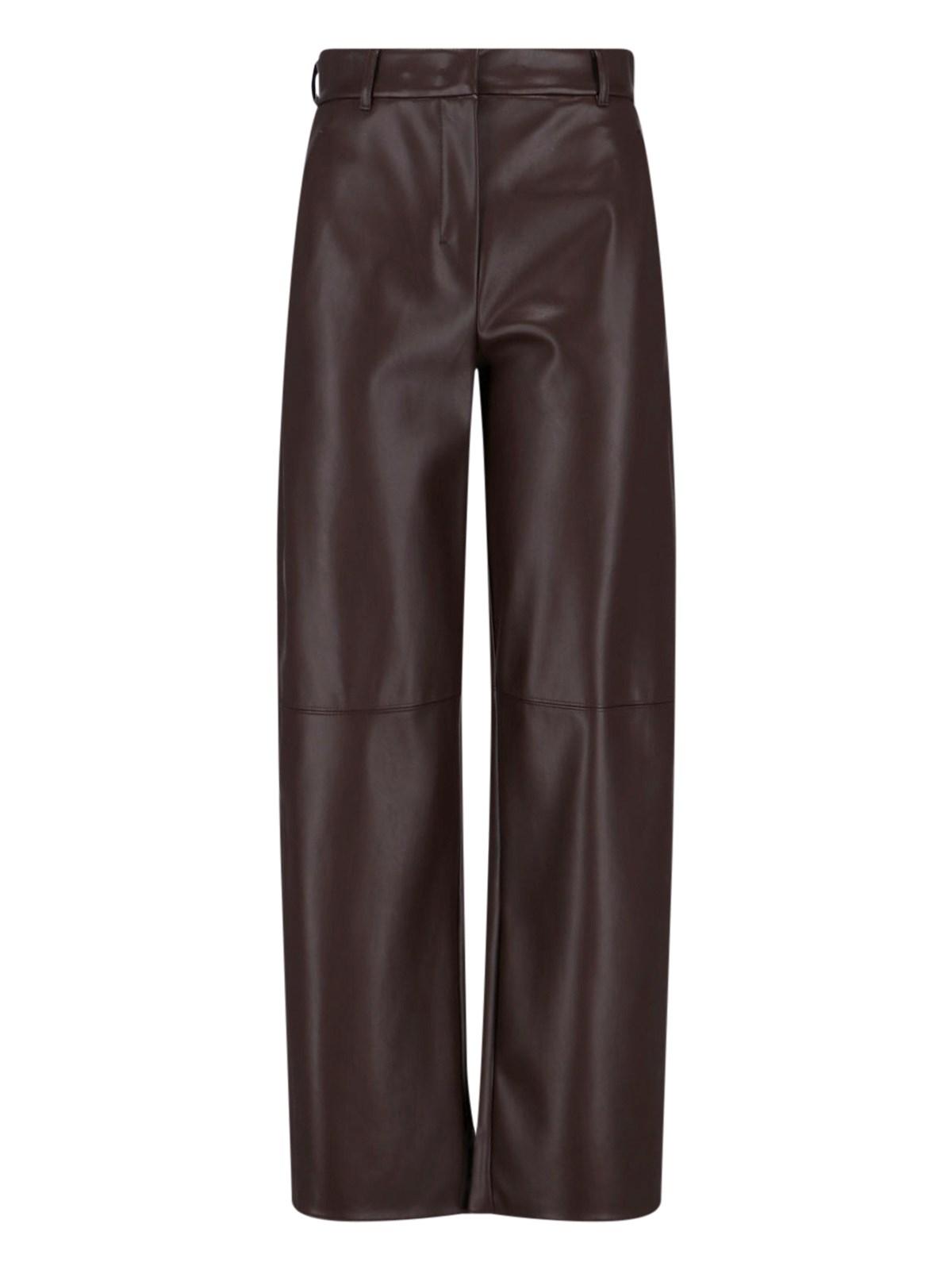 's max mara eco-leather pants