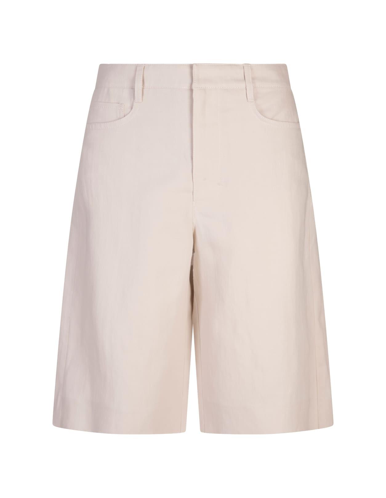 's max mara ecru eric bermuda shorts