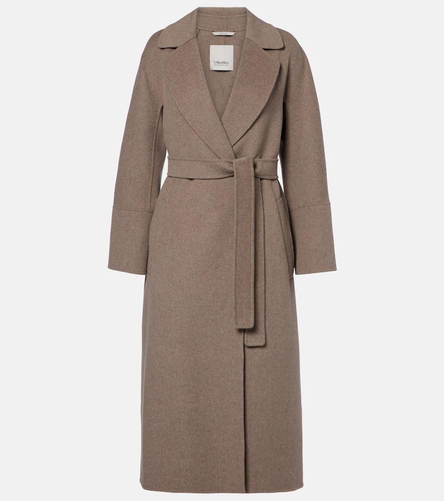 's max mara elisa virgin wool wrap coat