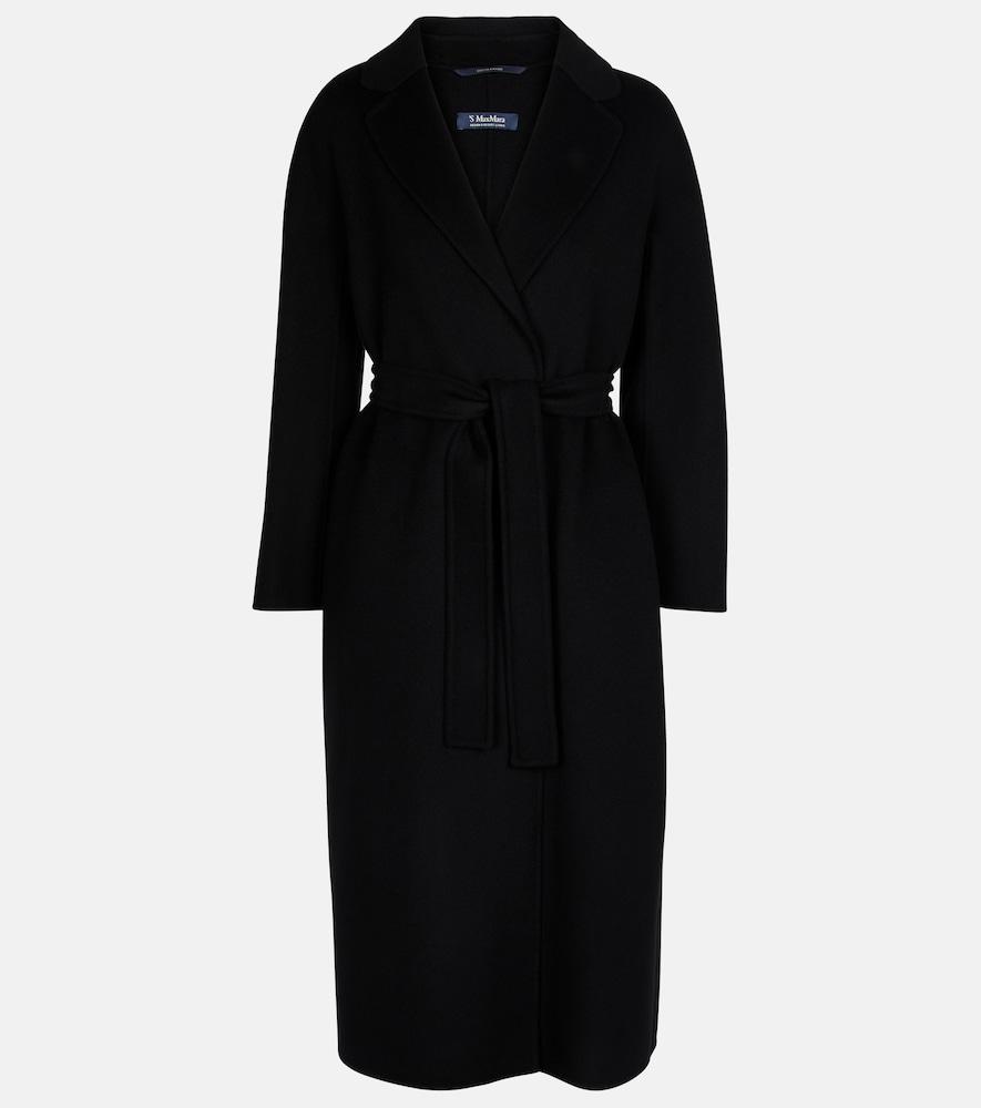 's max mara esturia belted virgin wool coat