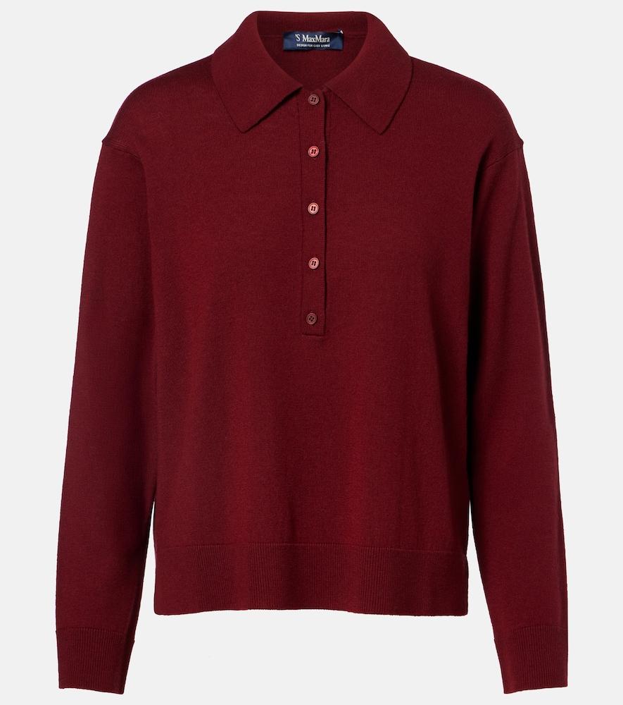 's max mara frisia wool polo sweater