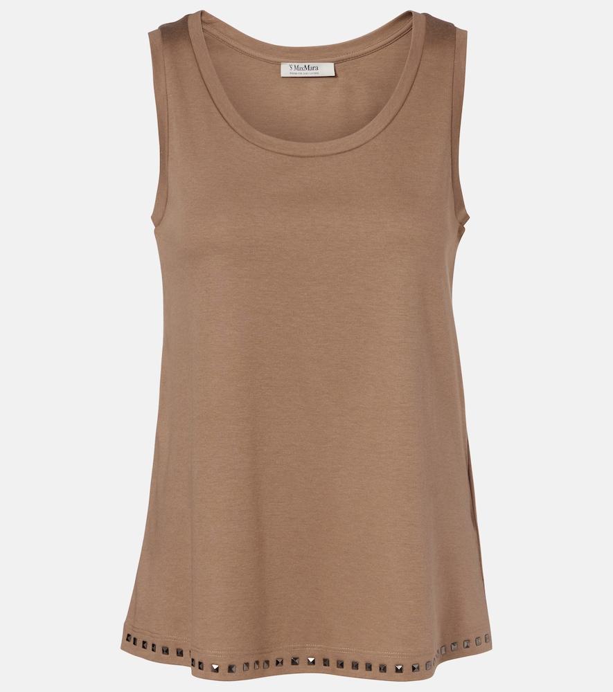 's max mara furetto embellished cotton