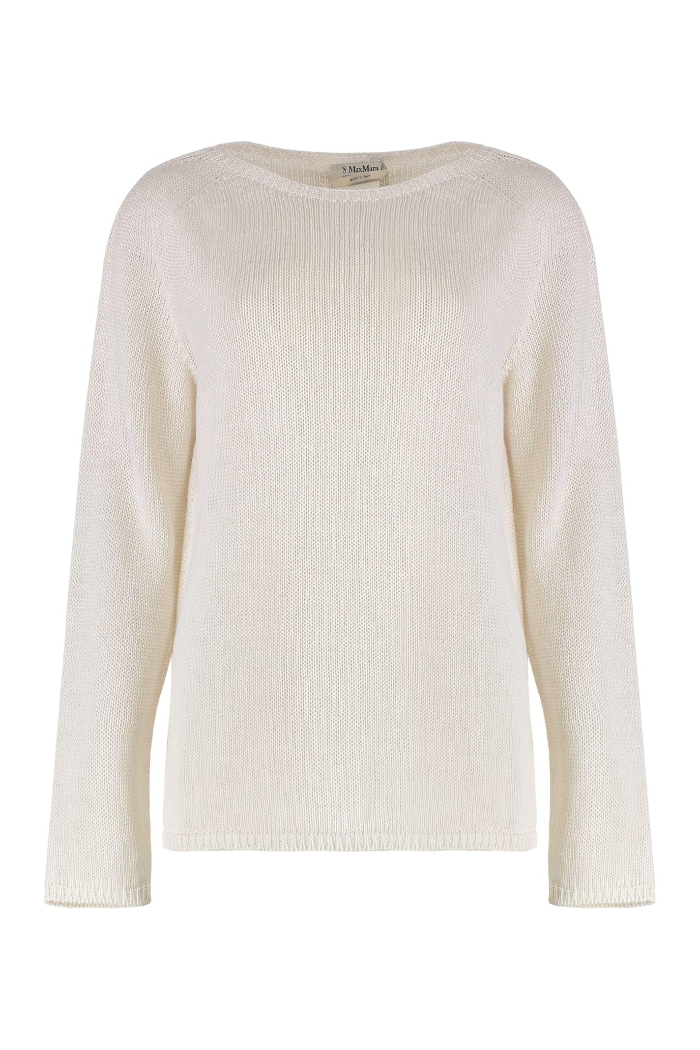 's max mara giolino crew-neck wool sweater