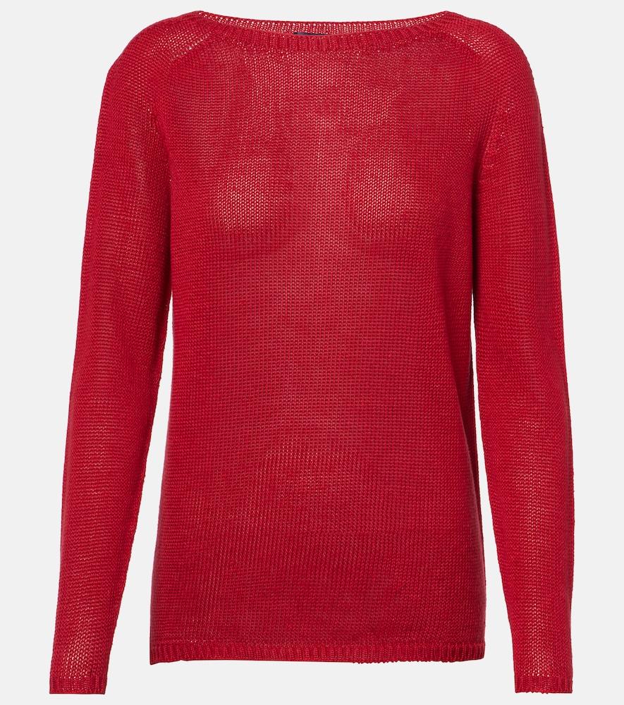 's max mara giolino linen sweater