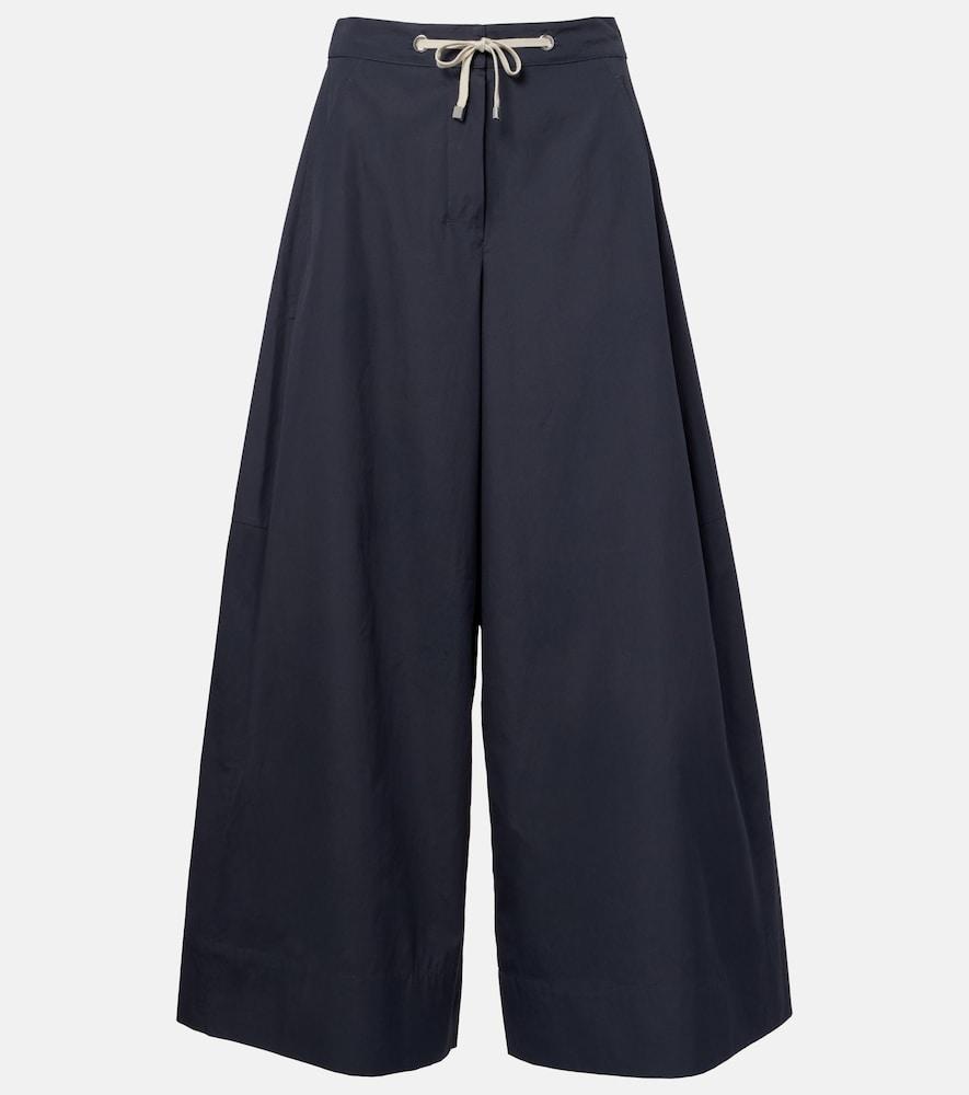 's max mara gufo cotton poplin wide
