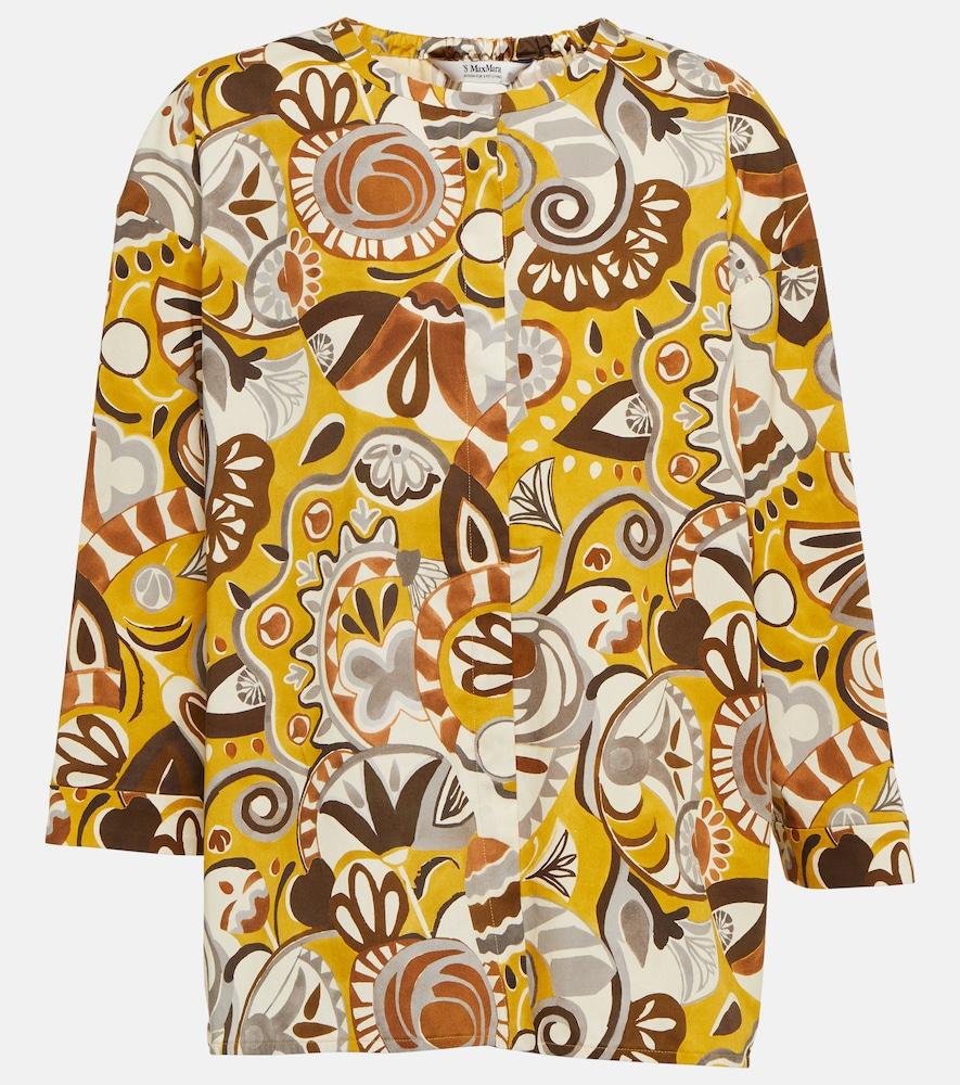 's max mara ilenia printed cotton