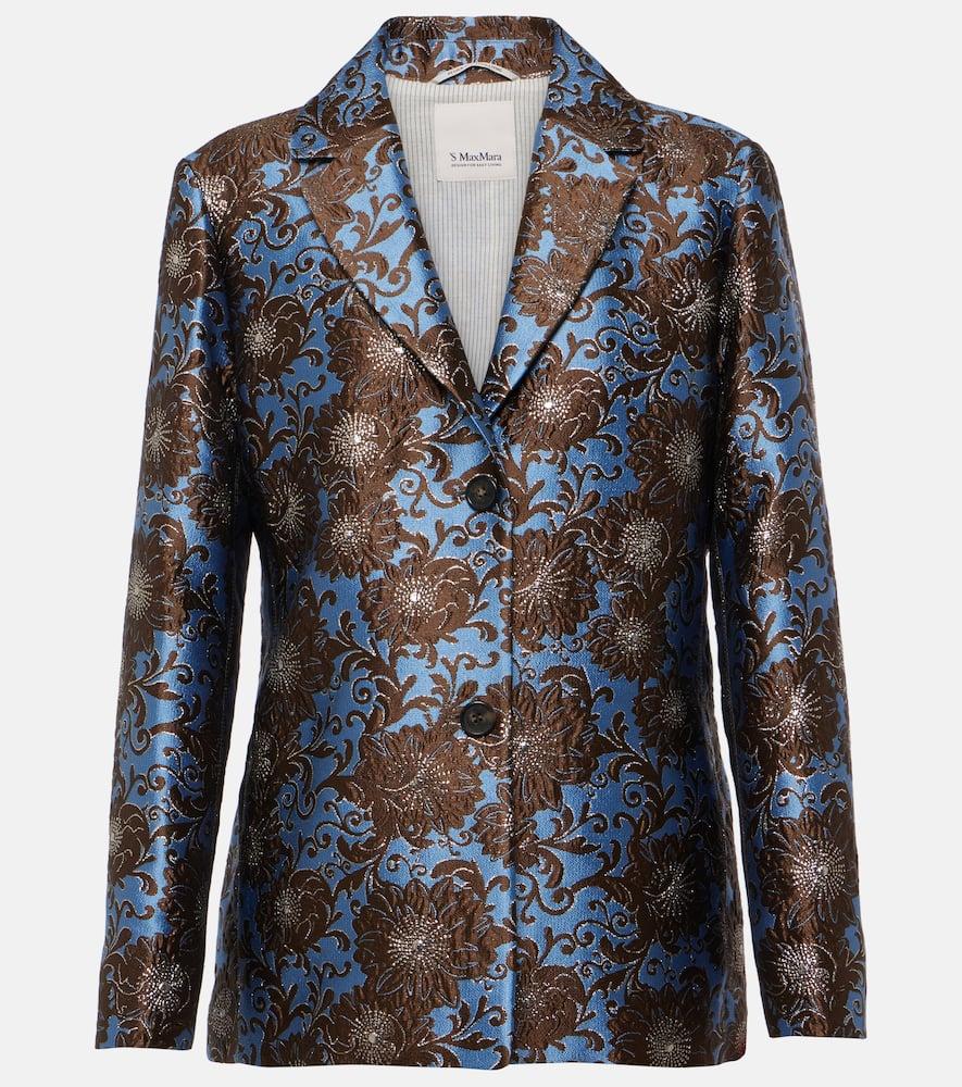 's max mara kate floral jacquard blazer