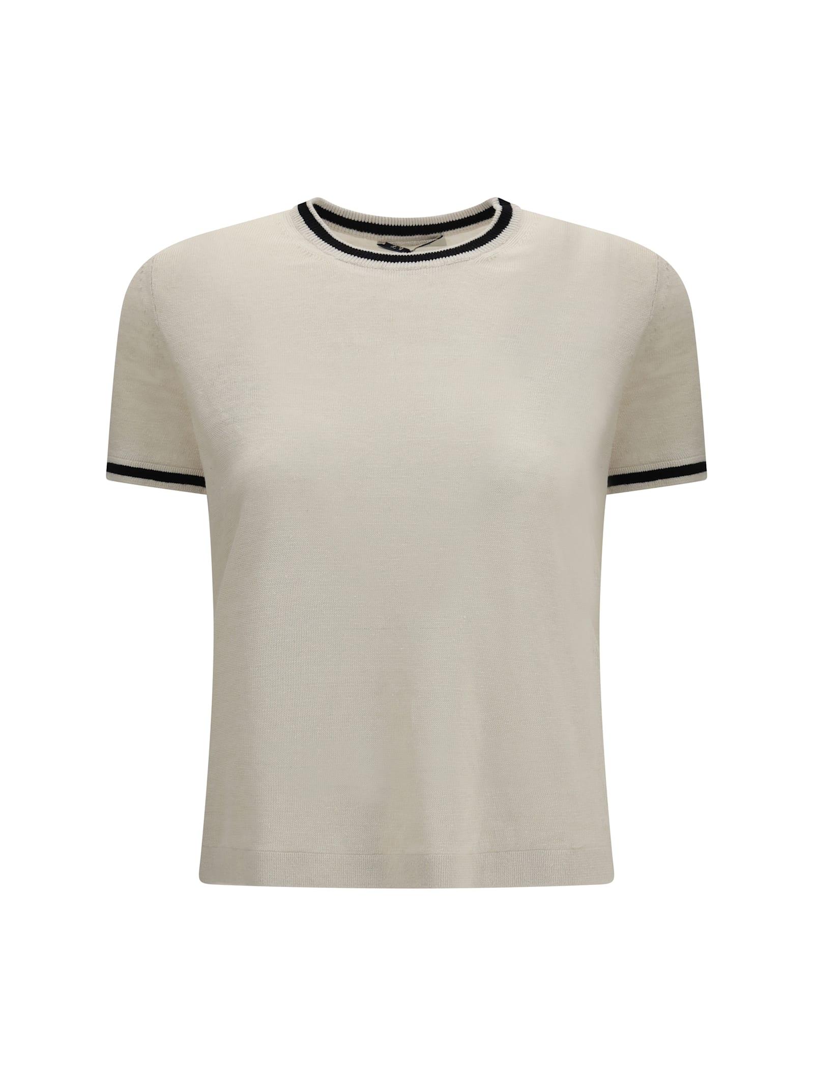 's max mara linen knit t-shirt
