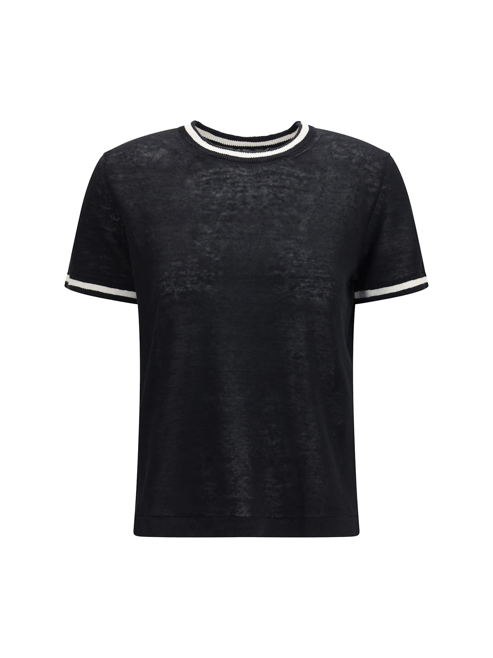 's max mara linen knit t-shirt