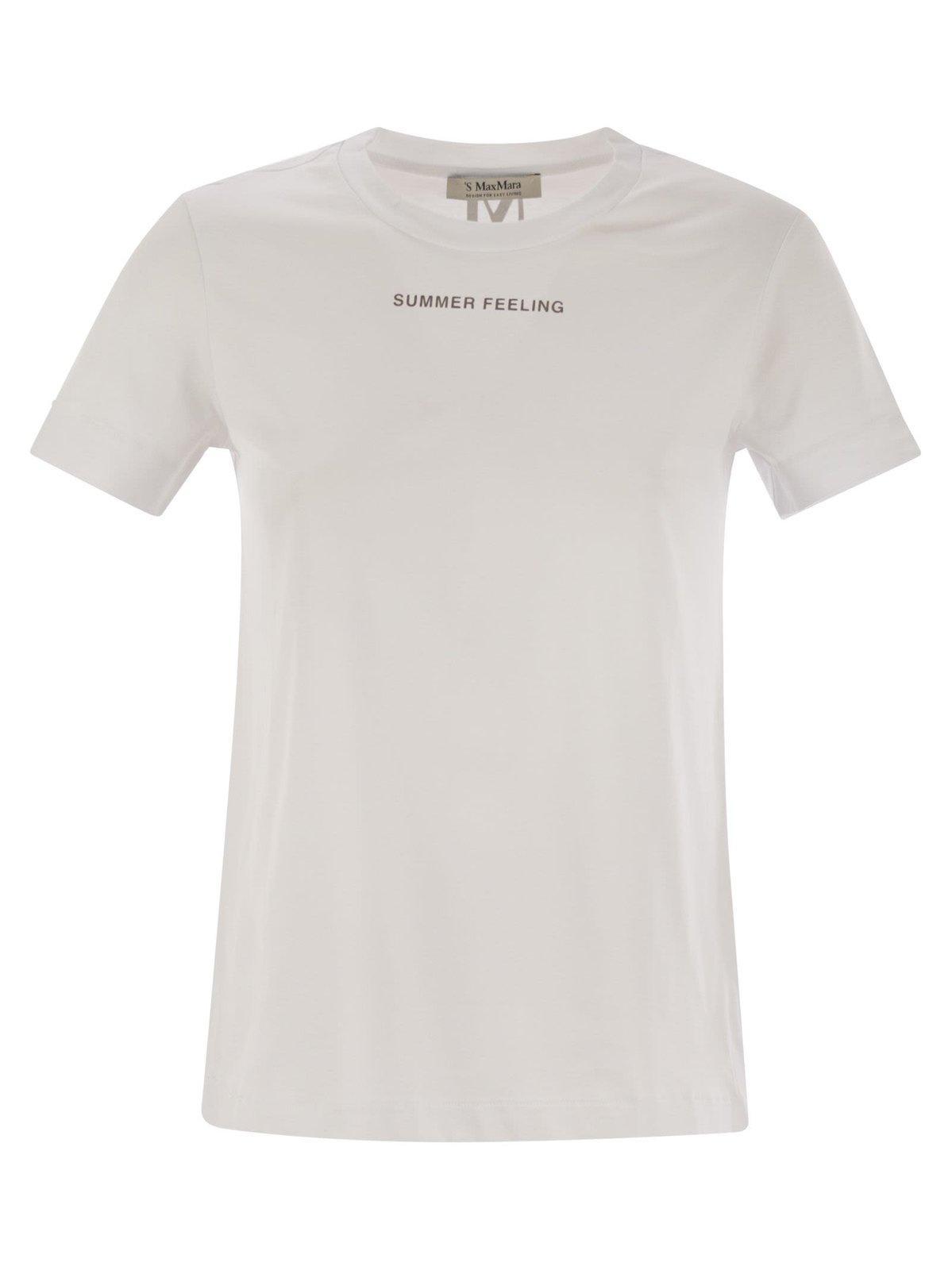 's max mara lusso crewneck short-sleeved t-shirt