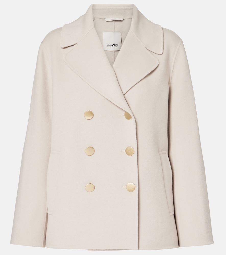 's max mara margot virgin wool peacoat
