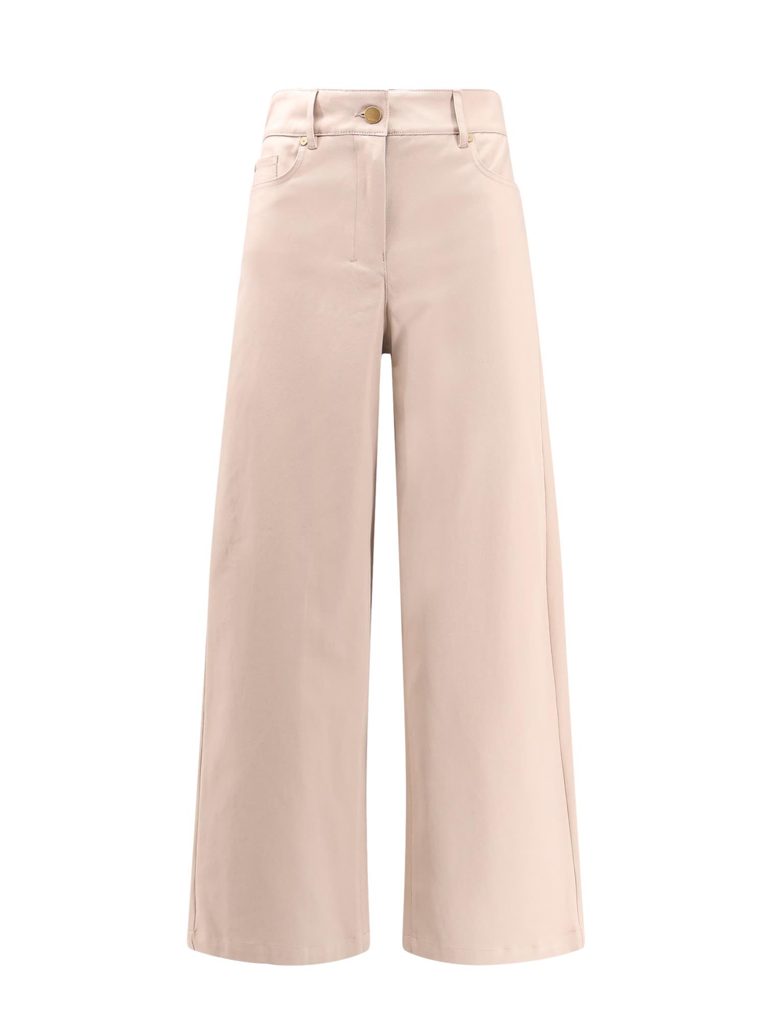 's max mara marianna distressed fabric trouser