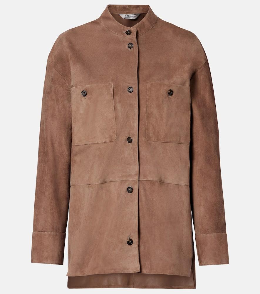 's max mara melodia suede jacket