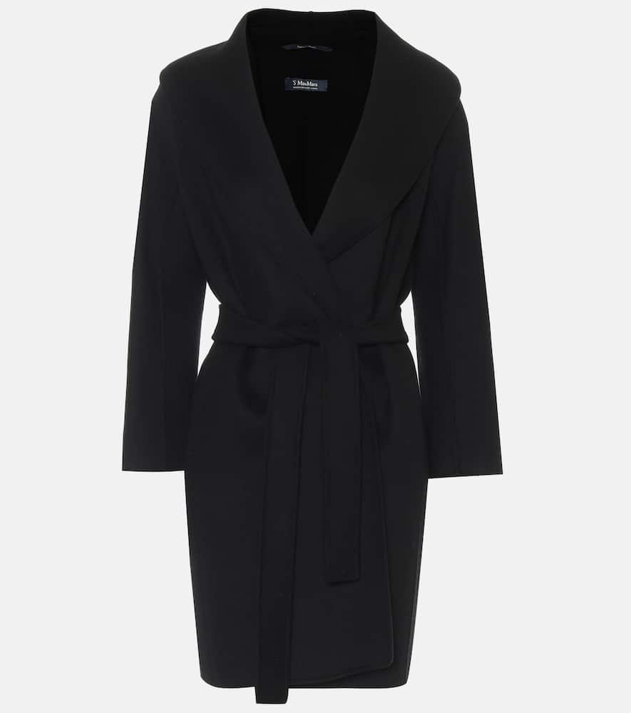 's max mara messi belted virgin wool coat