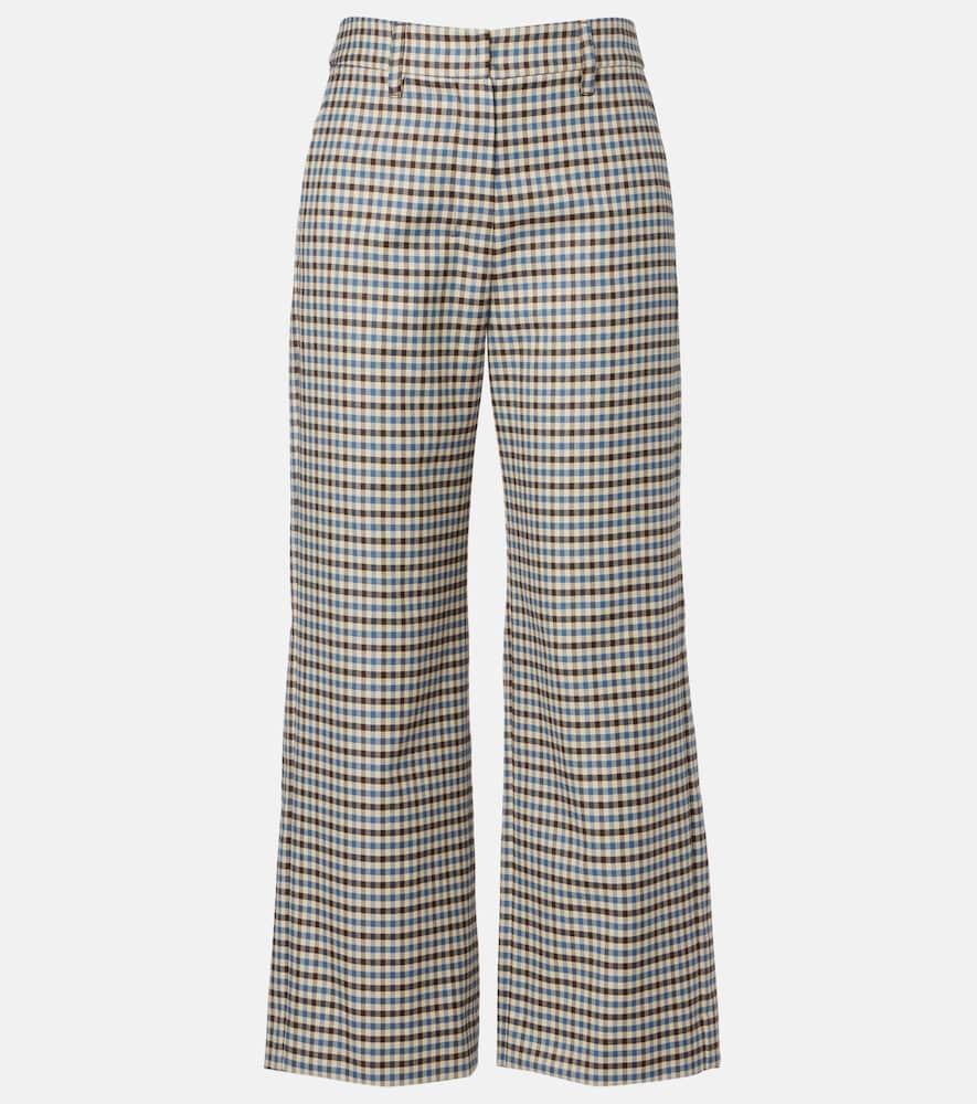 's max mara michelle wool and cotton wide