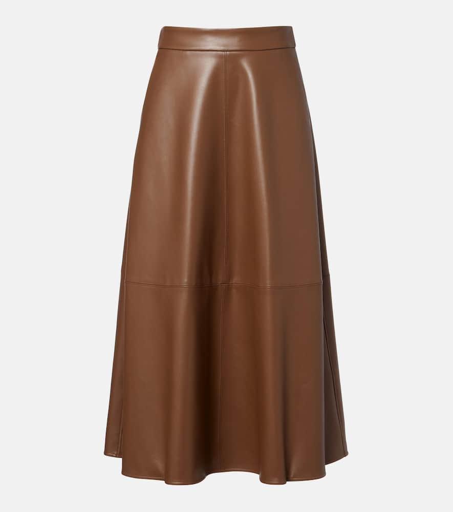 's max mara ninfa paneled midi skirt