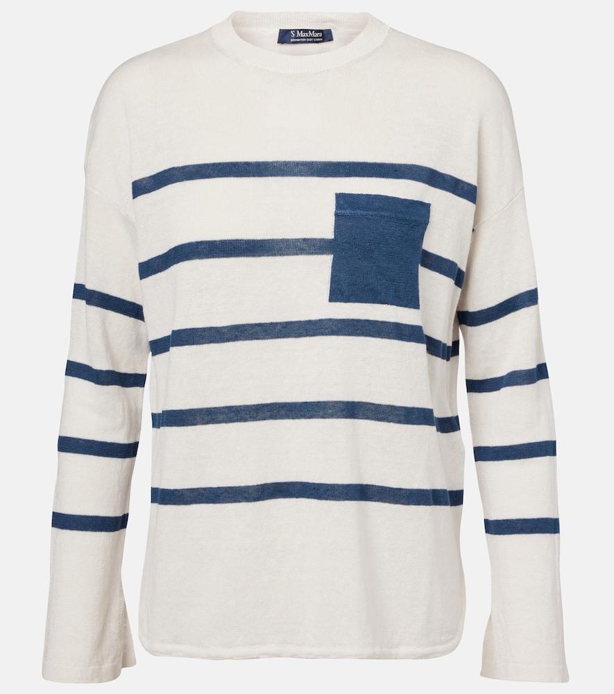 's max mara ombre linen sweater
