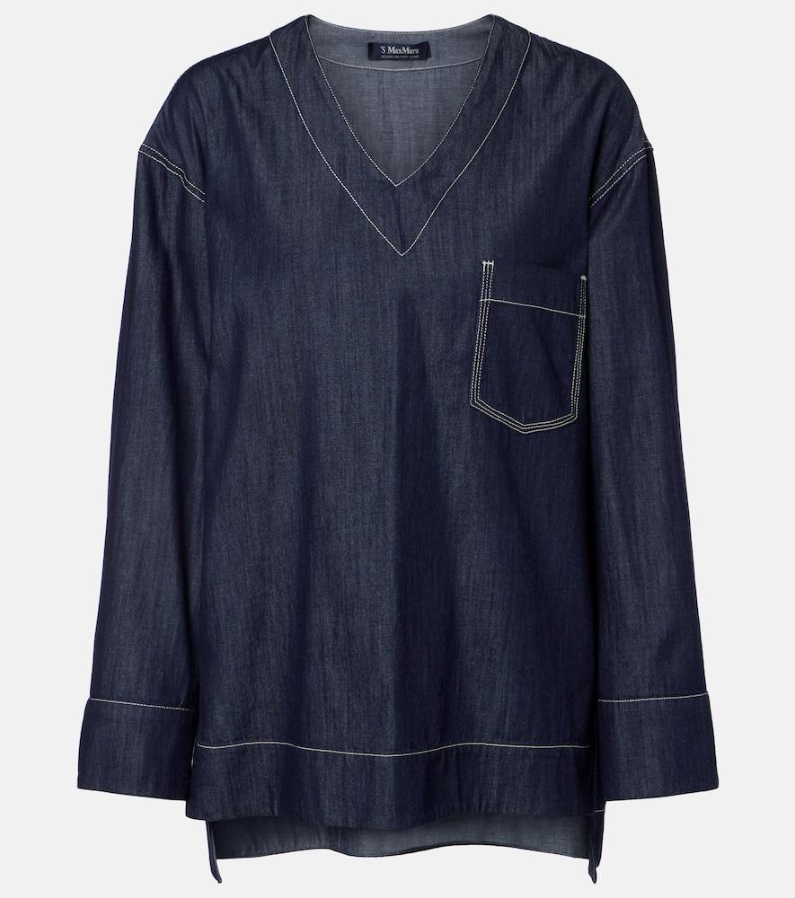 's max mara pace denim shirt