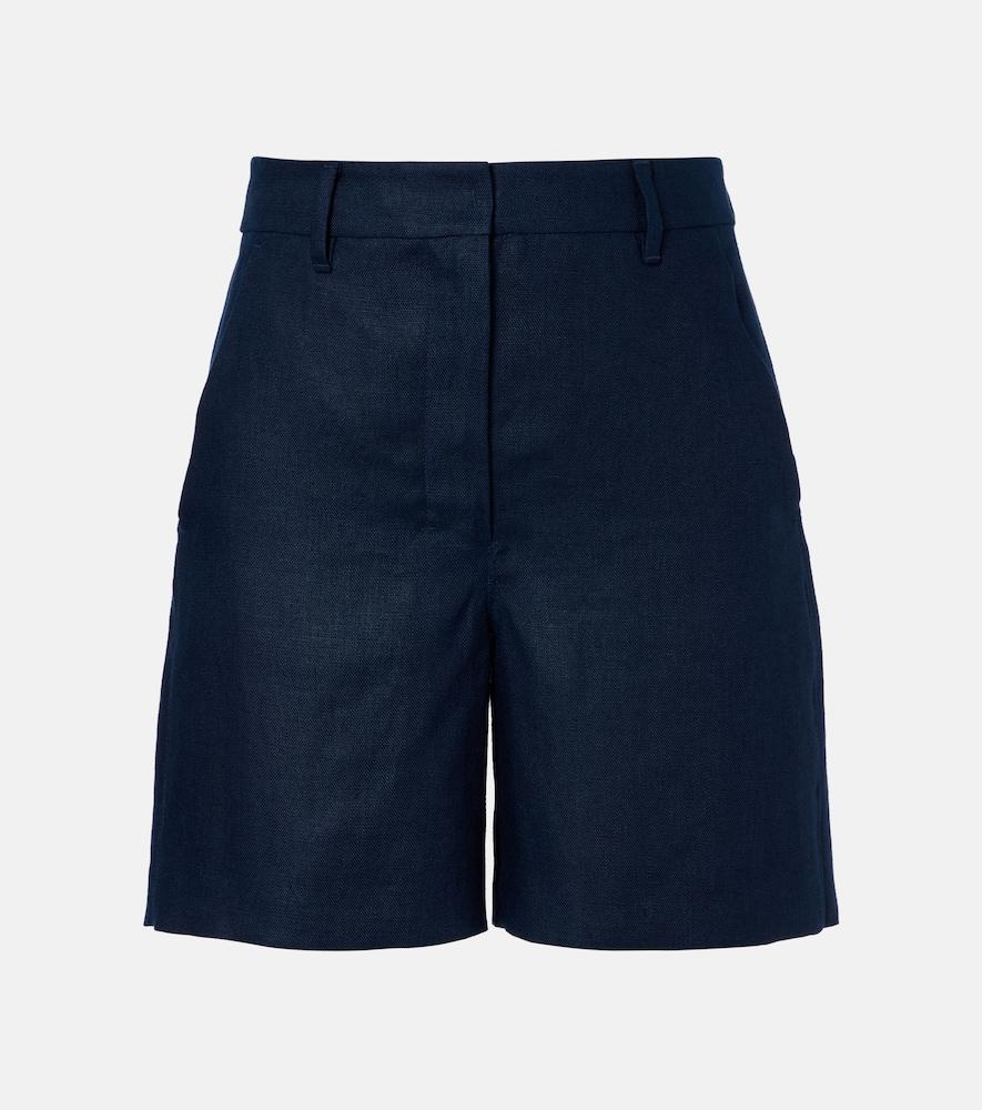 's max mara party linen shorts