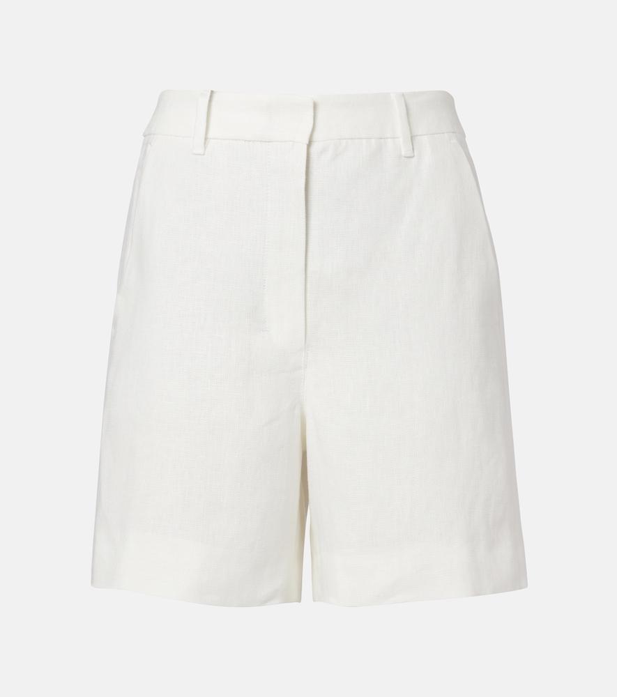 's max mara party linen shorts