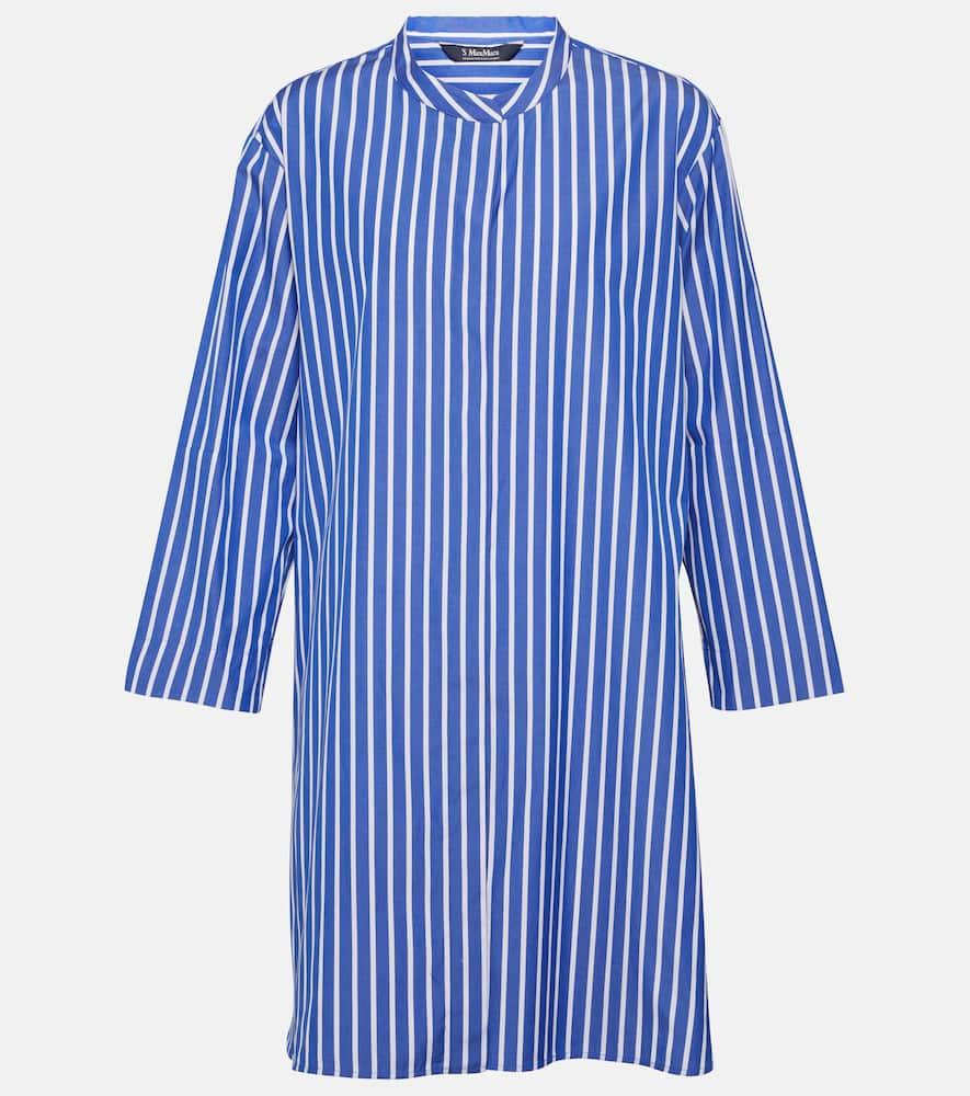 's max mara rovigo cotton poplin striped shirt