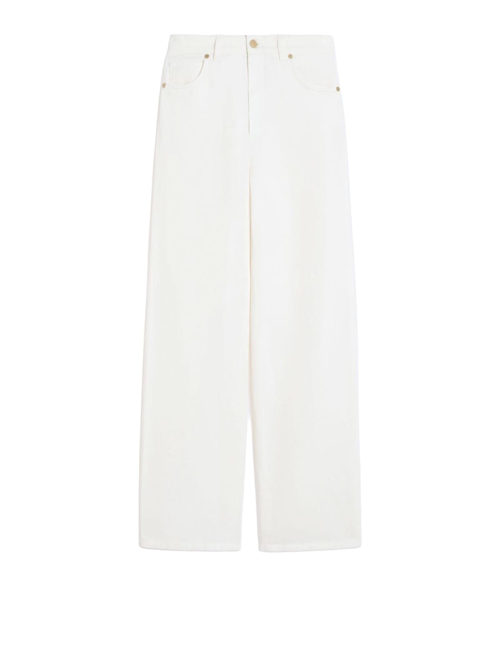 's max mara s max mara trousers white