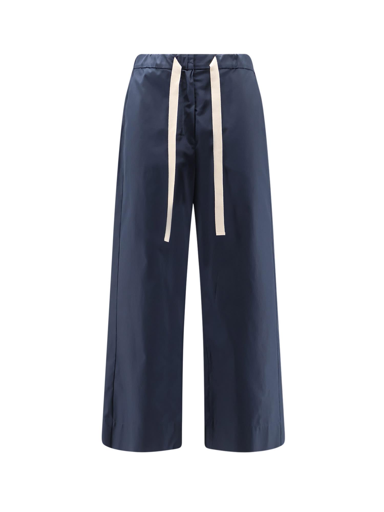 's max mara smmargento distressed cotton trousers