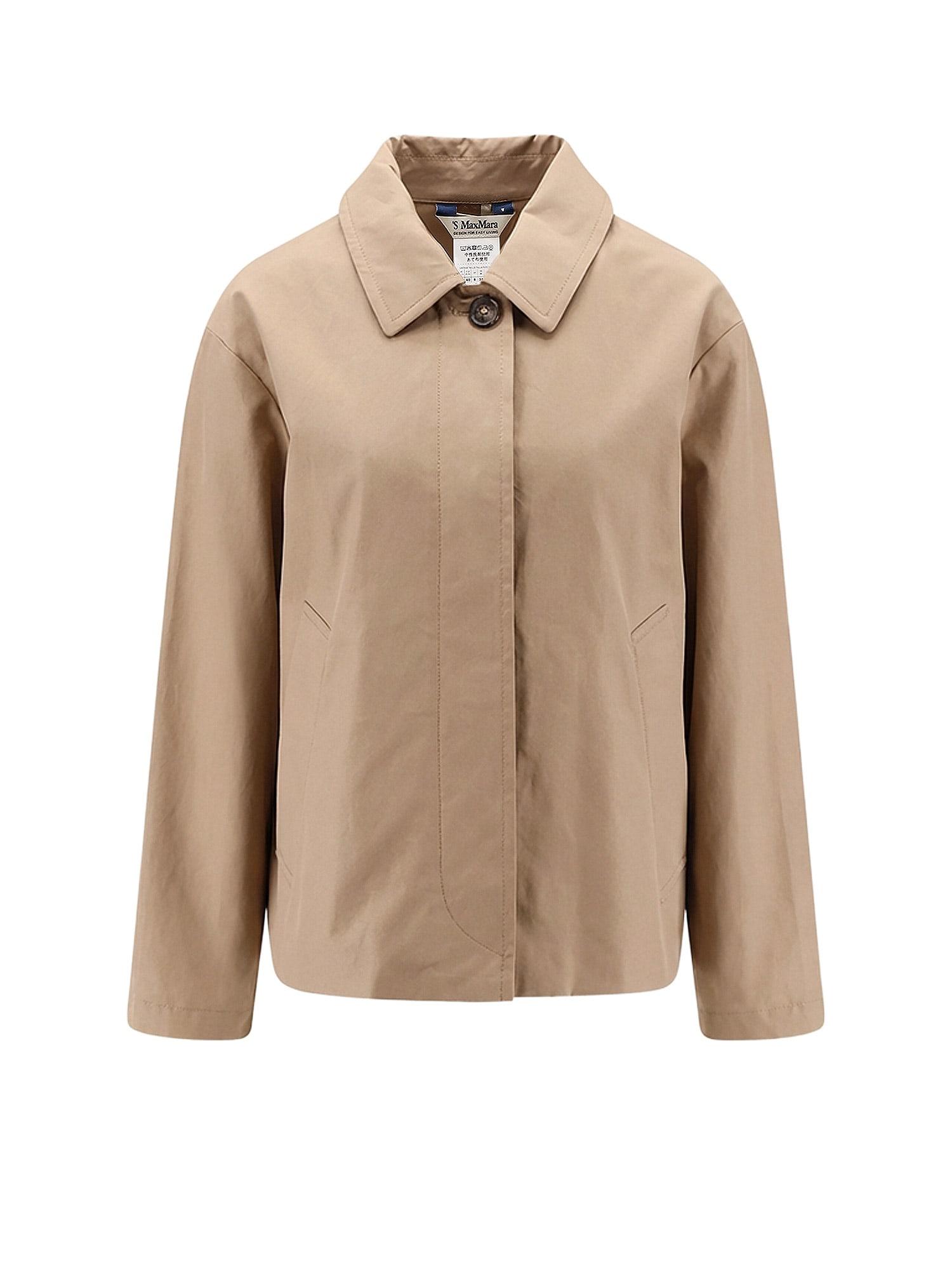 's max mara smmbambola biologic cotton blend jacket