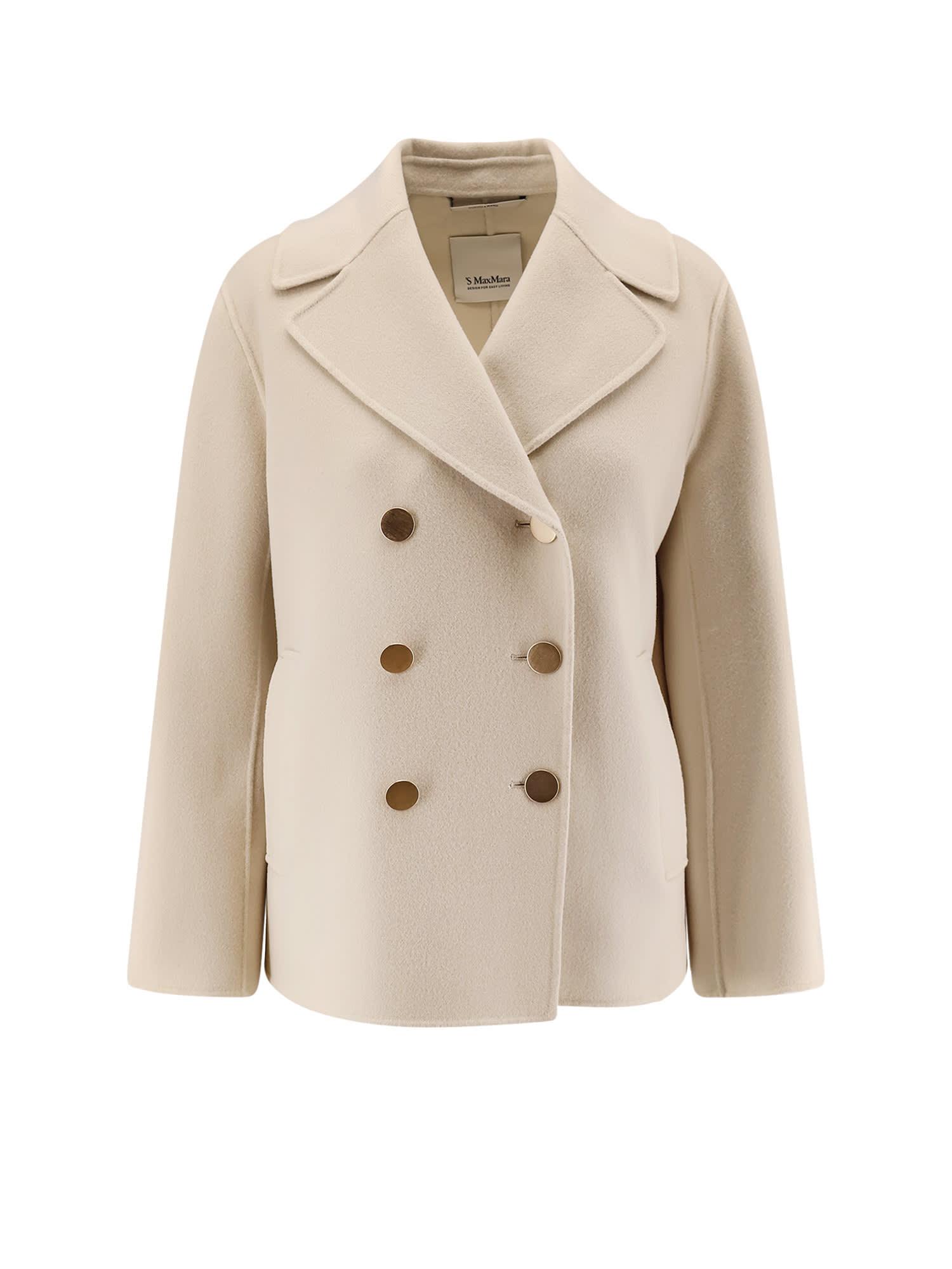 's max mara smmmargot double fabric coat