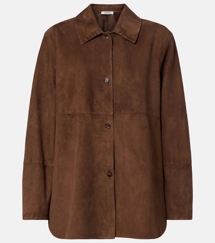 's max mara suede jacket