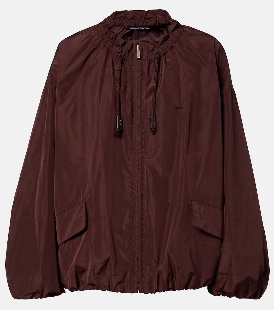 's max mara taffeta bomber jacket