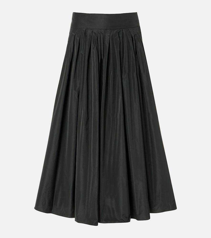 's max mara taffeta midi skirt